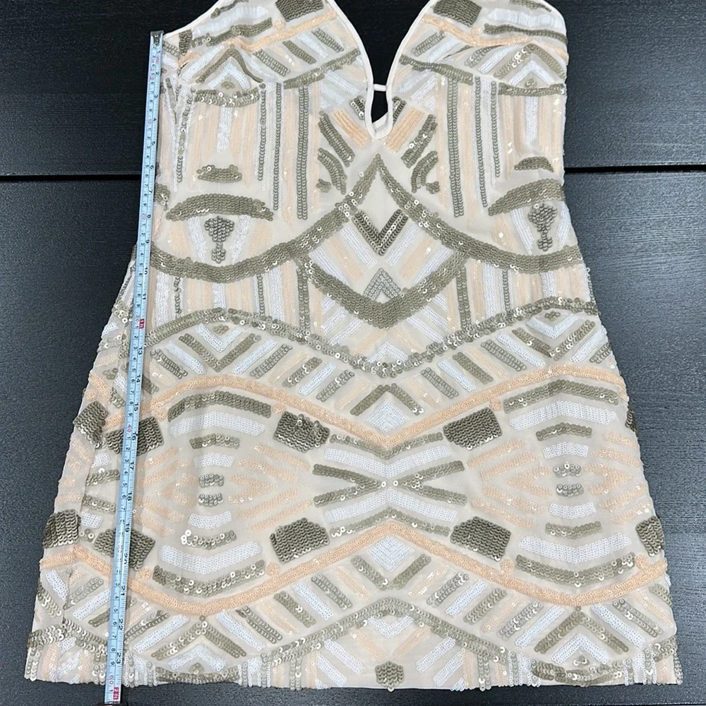 Free People Saylor Harper Sequin Shift Dress - S - Picture 9 of 13